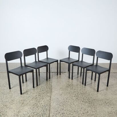 A Set of Six Studio Chairs by Jason Whitely