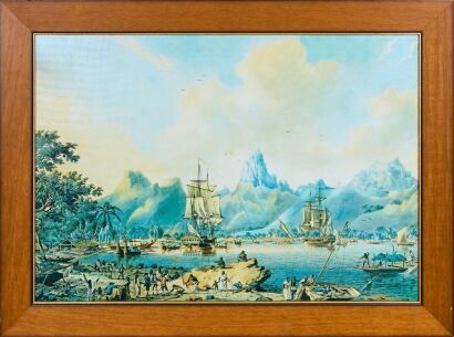 A Hodges 'Colonial Islands' Reproduction Print
