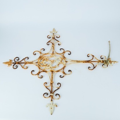 A Decorative Wrought Iron Cross