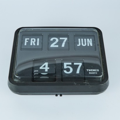 A Twemco Wall Hung Calander Clock