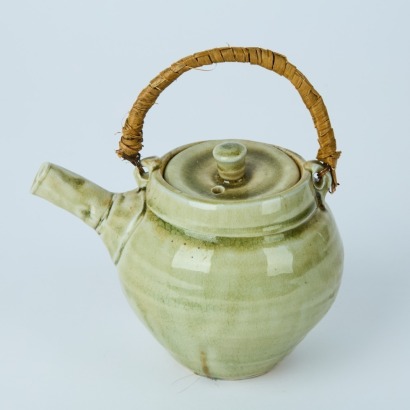 A Chester Nealie Salt Glazed Teapot