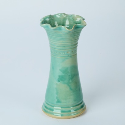 A Chenonceaux French Pottery Vase by Chenon Agny