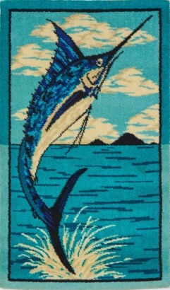 A Vintage Marlin Rug by Marlin Carpets, Christchurch