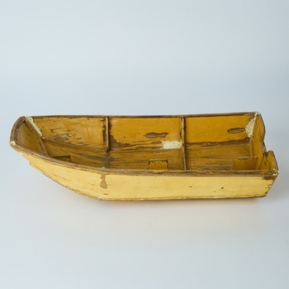 A Vintage Wooden Model Dingy