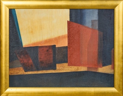 An Original Oil Painting On Canvas In A Gold Frame