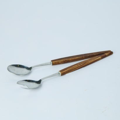 A Pair of Mid-Century Salad Servers