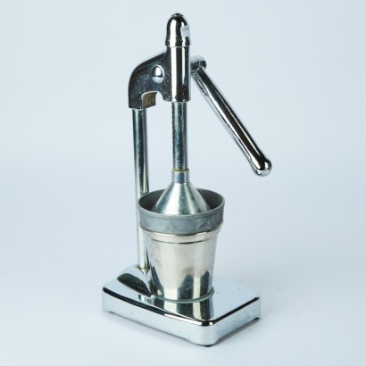 A Metal Countertop Citrus Squeezer