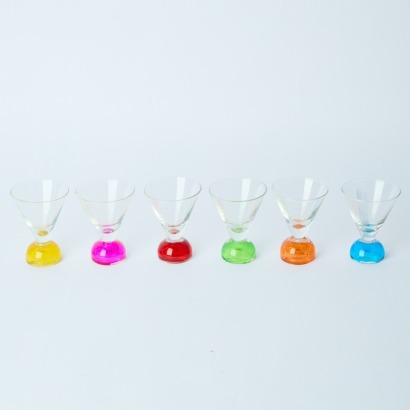 A Set of Six Rocco Shot Glasses