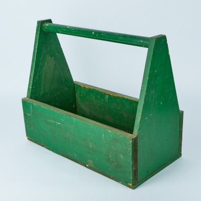 A Large Garage Built Tool Caddy/Herb Planter