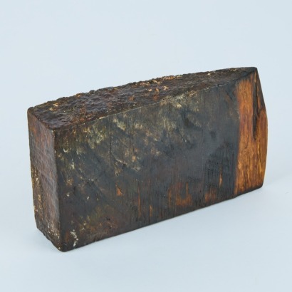 A Wooden Wedge Signed 'Robinson'