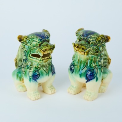 A Pair of Temple Dogs A/F