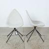 A Pair of Ottawa Chairs in Light Grey Felt by Karim Rashid for BoConcept - 2
