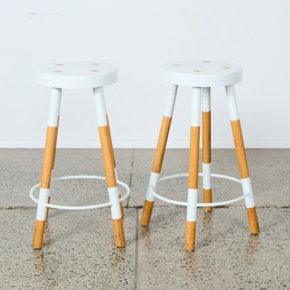 A Pair of Tim Webber 'Y' Stools