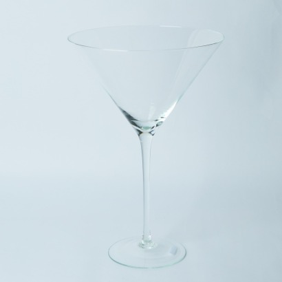 A Large Martini Shaped Glass