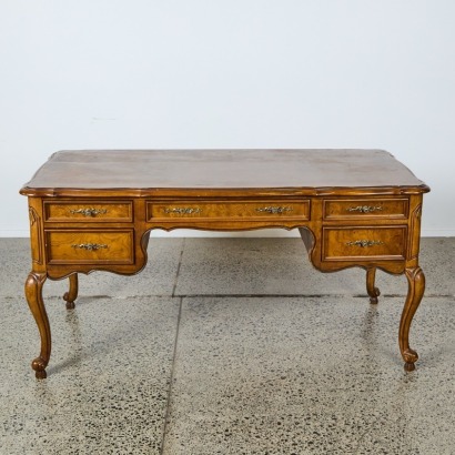 A French Oak Louis XV Style Desk