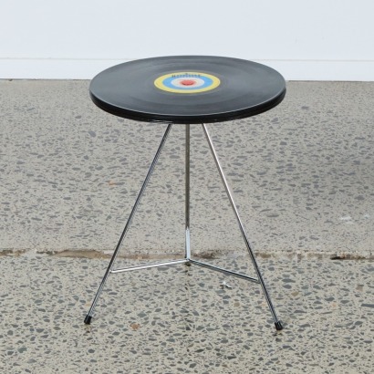 A Bespoke Side Table from D-vinyl Productions