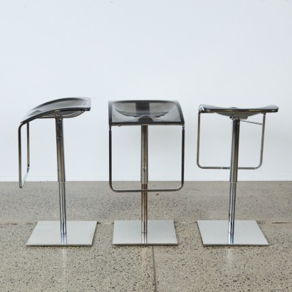 A Set of Three Pedrali Arod Stools