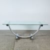 A Chrome Renato Zevi Style Console Table
