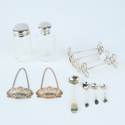 A Collection of Sterling Silver Items