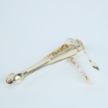 A Pair of Sterling Silver Tong Sets