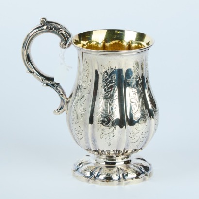 A Sterling Silver Tankard