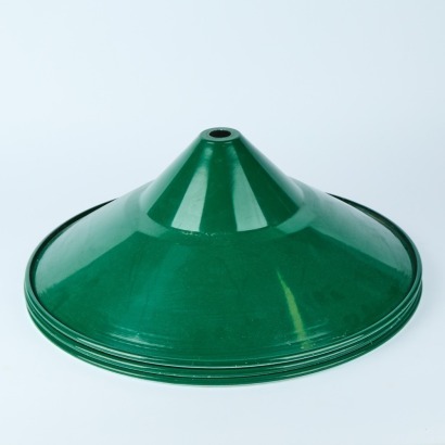 A Set of Three Vintage Industrial Lamp Shades