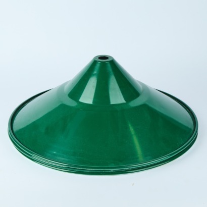 A Set of Three Vintage Industrial Lamp Shades