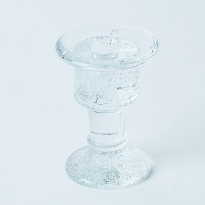 A Kosta Boda Daisy Candlestick