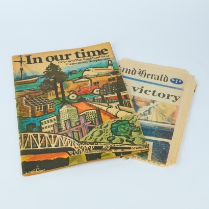The Auckland Star Centennial Issue 1870 - 1970 and a 1995 New Zealand Herald
