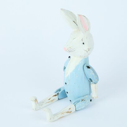 An Articulated Wooden Rabbit
