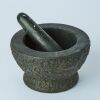 A Heavy Stone Mortar and Pestle