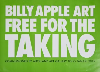 BILLY APPLE Free for the Taking