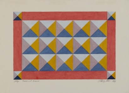STANLEY PALMER Flag - Crosses & Corners