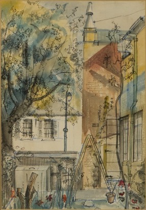 PHILIP AGNEW LAMBE Cityscape with Garden