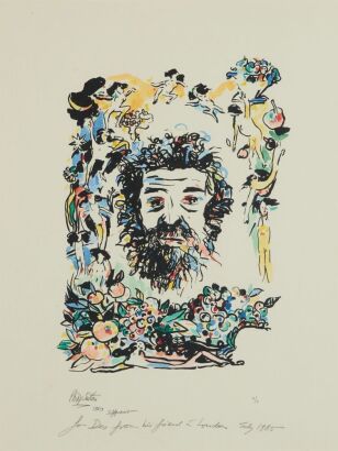 PHILIP SUTTON untitled (For Des From His Friend In London)