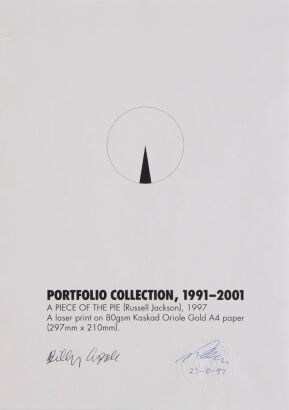 BILLY APPLE A PIECE OF THE PIE (Portfolio Collection, 1991-2001)