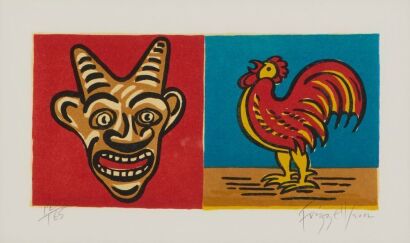 DICK FRIZZELL MUKA PRINT untitled