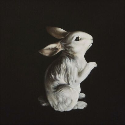 JANE CRISP Vintage Bunny Figurine