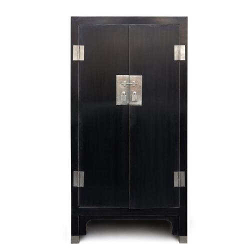 A Chinese Black Tall cabinet