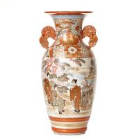 A Japanese Kutani 'Figural' Vase