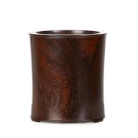 A Chinese Rosewood Brush Pot