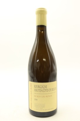 (1) 2018 Pierre-Yves Colin-Morey Bourgogne Hautes Cotes de Beaune Au Bout du Monde, Burgundy [JR16] &diams;
