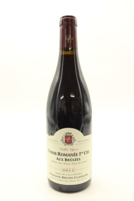 (1) 2011 Domaine Bruno Clavelier Aux Brulees Vieilles Vignes, Vosne-Romanee Premier Cru [JR17] &diams;