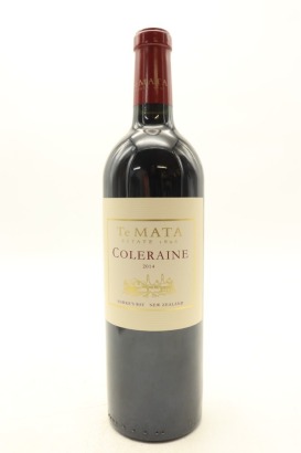 (1) 2014 Te Mata Estate Coleraine, Hawke's Bay [BC98] &diams;