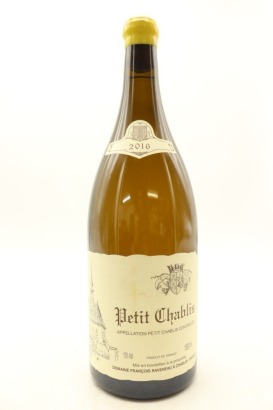 (1) 2016 Domaine Francois Raveneau Petit Chablis, Burgundy, 1500ml &diams;