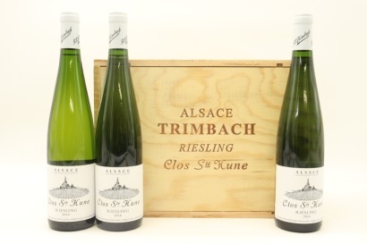 (3) 2016 F E Trimbach Riesling Clos Sainte Hune, Alsace (OWC) &diams;