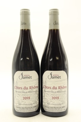 (2) 2019 Domaine Jamet Cotes du Rhone, France [JR17] &diams;