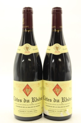 (2) 2020 Domaine Auguste Clape Cotes du Rhone, France &diams;