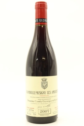 (1) 2007 Domaine Comte Georges de Vogue Les Amoureuses, Chambolle-Musigny Premier Cru [JR17.5]