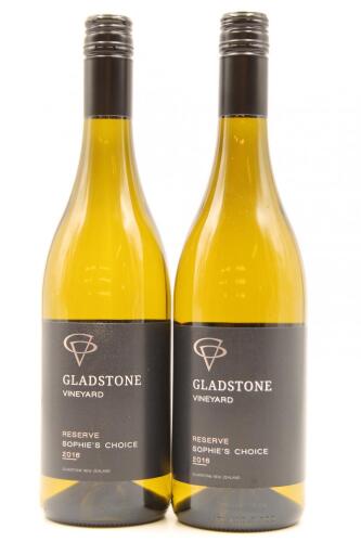 (2) 2016 Gladstone Vineyard 'Sophie's Choice' Reserve, Wairarapa